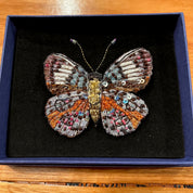 Glorious Purplewing Butterfly Brooch