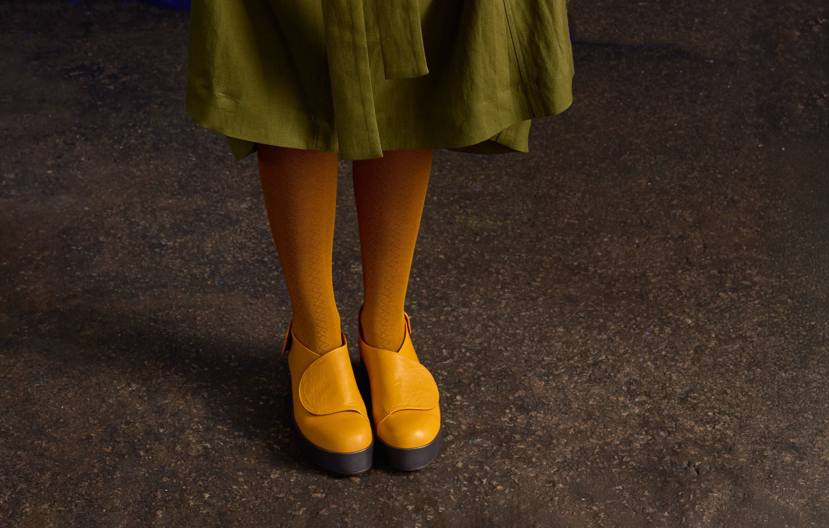Geo Merino Wool Tights