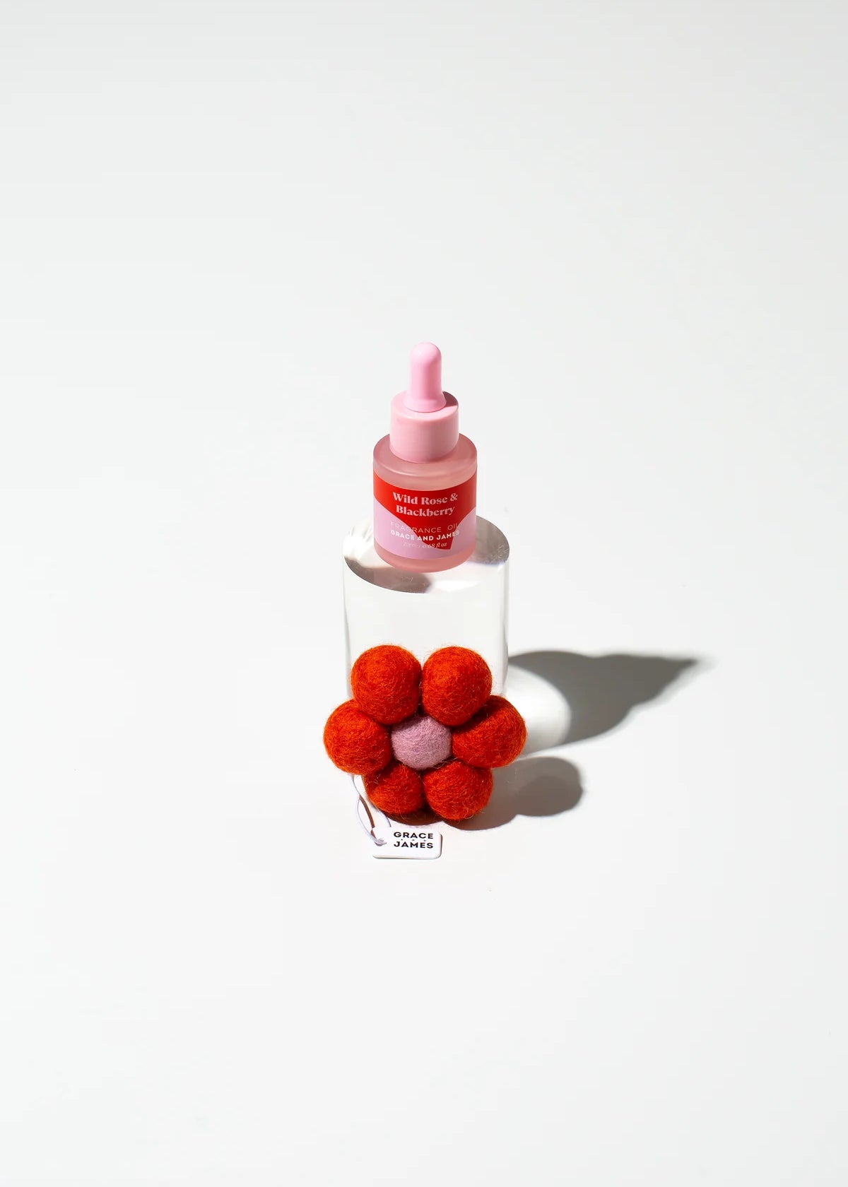 Grace & James Felt Air Freshener Wild Rose & Blackberry