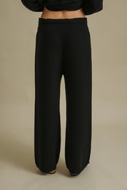 Grace Merino Cotton Pant-Black