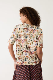 Grace Tee- Warm Watercolor