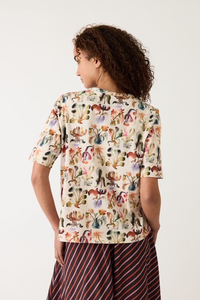 Grace Tee- Warm Watercolor