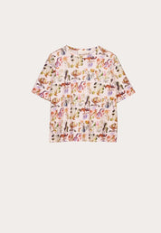Nancybird Grace Tee in Warm Watercolour