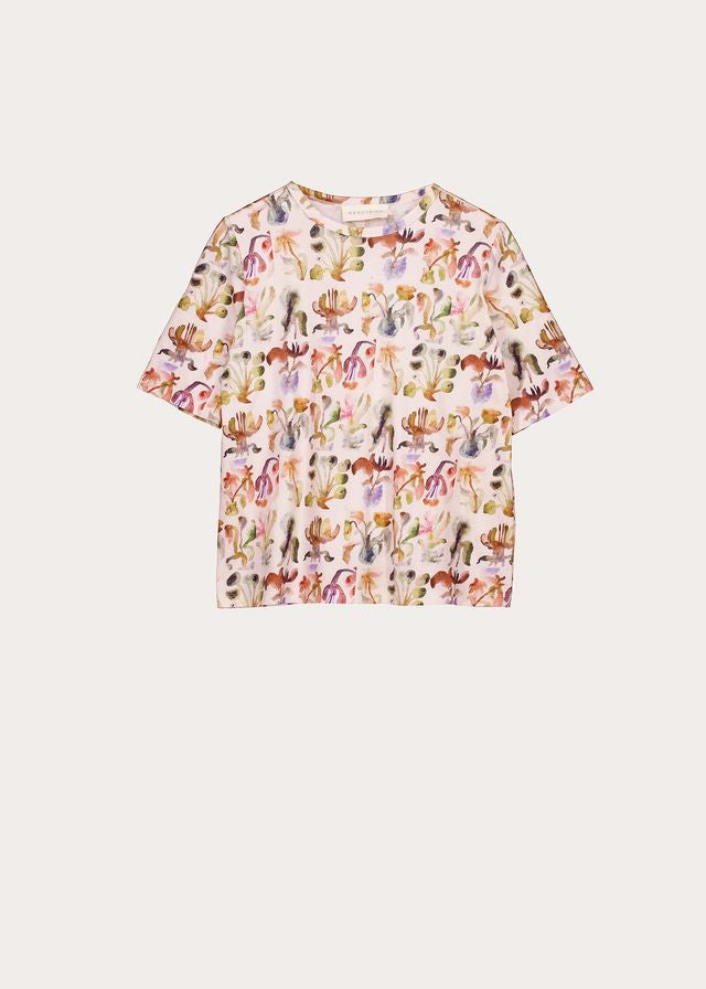 Nancybird Grace Tee in Warm Watercolour