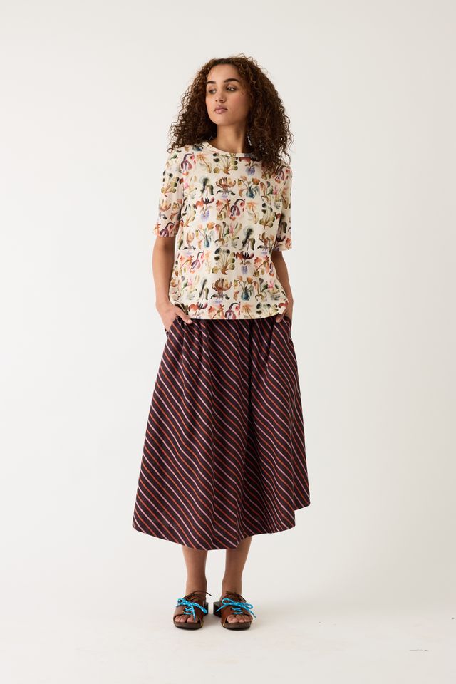 Grace Tee- Warm Watercolor