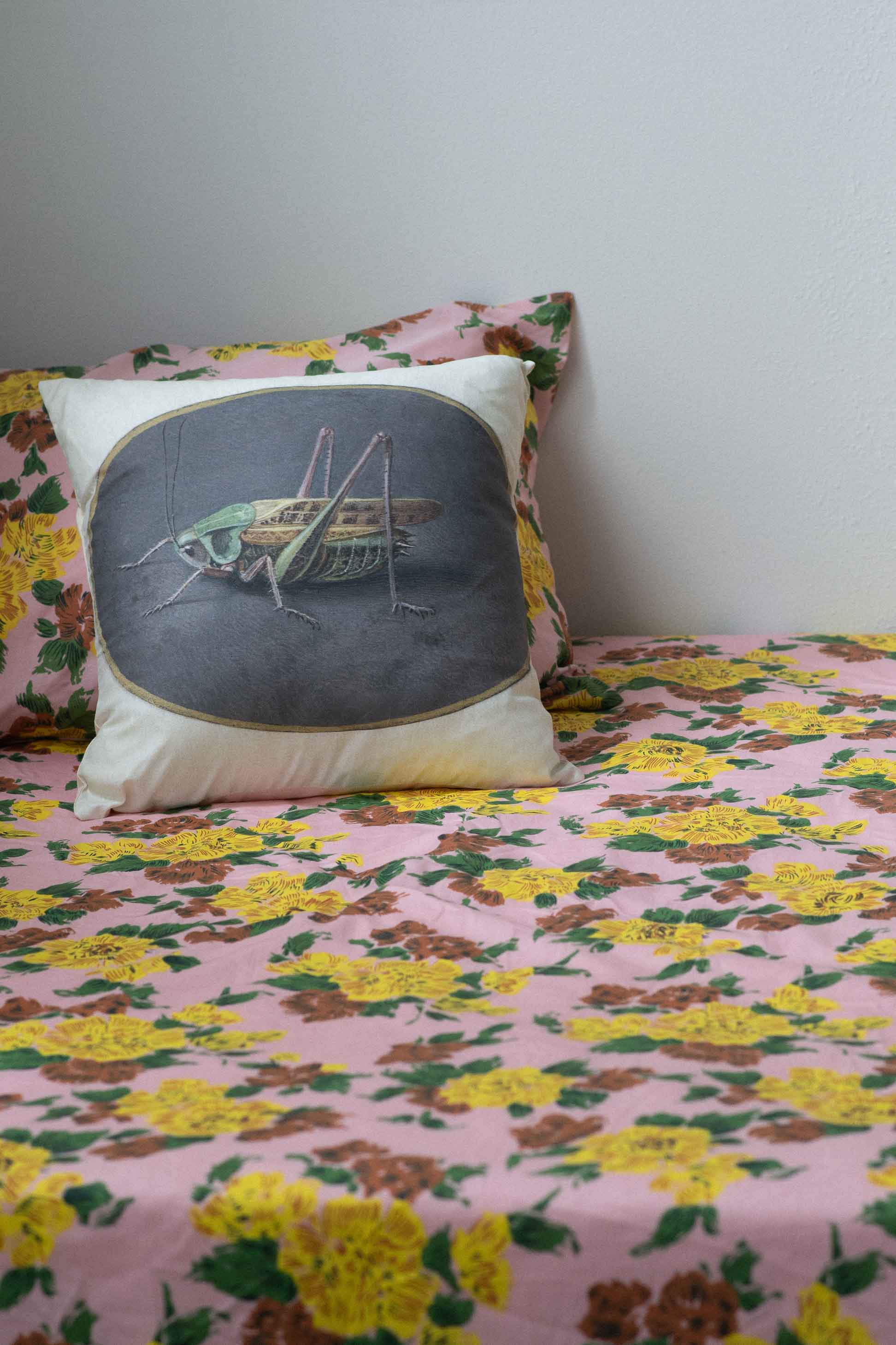 Grasshopper Cushion