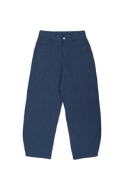 Greta Lino Pants- Navy