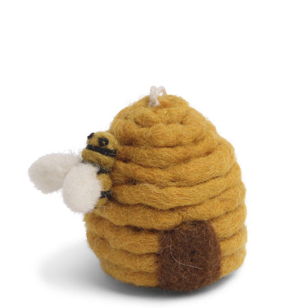 Gry & Sif Hanging Beehive Felt Decoration