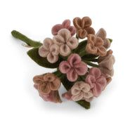 Gry & Sif Felted Small Hydrangea in Pale Rose