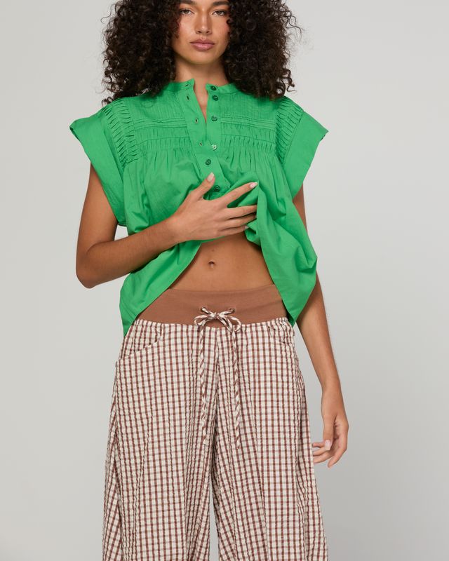 Guru Pant- Cocoa Gingham