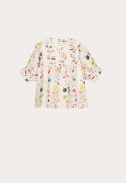 Gwen Blouse- Watercolour Cream