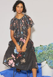Alma Yorke Skirt- Watercolour Charcoal