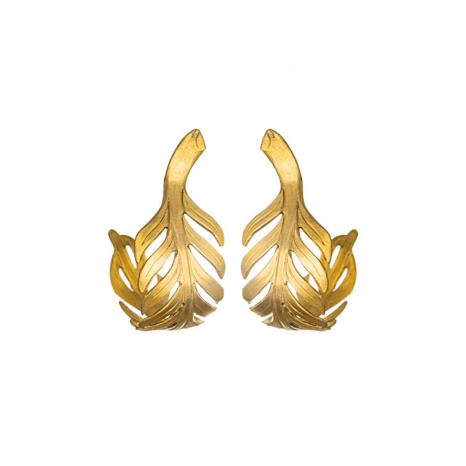 We Dream In Colour Little Quill Hoop Earrings