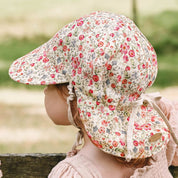 'Lounger' Reversible Flap Sun Hat- Francesca