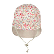 'Lounger' Reversible Flap Sun Hat- Francesca