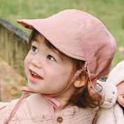 'Lounger' Reversible Flap Sun Hat- Peggy