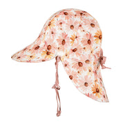 'Lounger' Reversible Flap Sun Hat- Peggy
