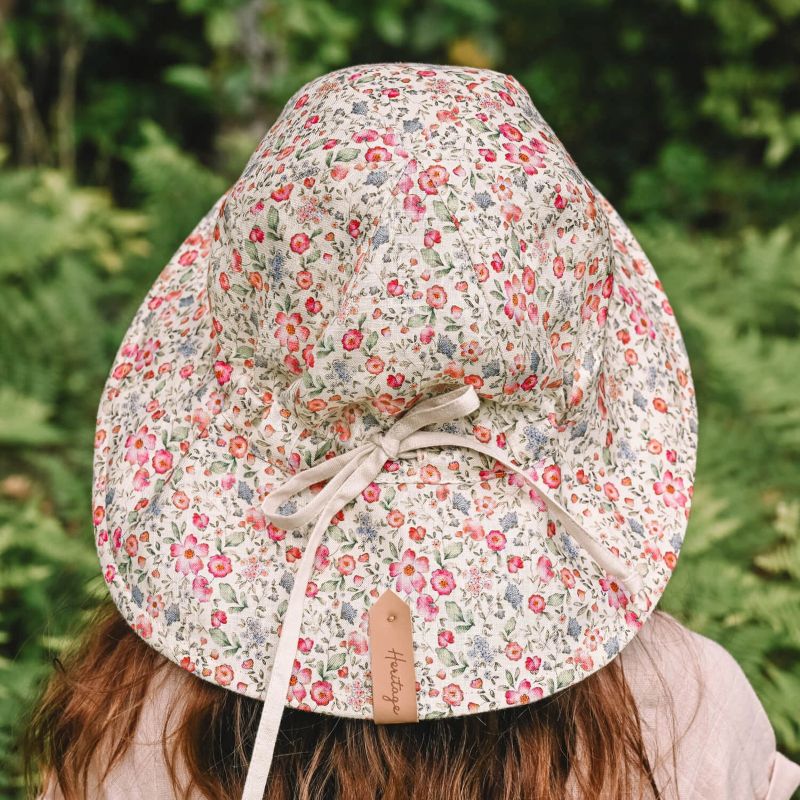 'Wanderer' Reversible Panelled Bucket Hat- Francesca