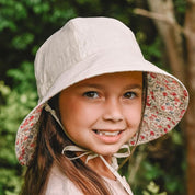 'Wanderer' Reversible Panelled Bucket Hat- Francesca