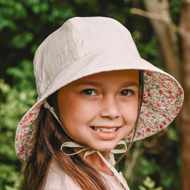 'Wanderer' Reversible Panelled Bucket Hat- Francesca
