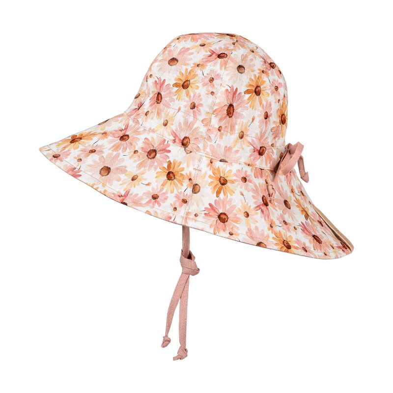 'Wanderer' Reversible Panelled Bucket Hat- Peggy