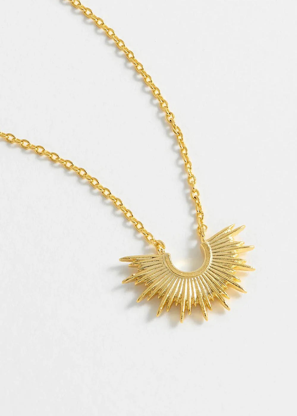 Estella Bartlett Half Sunburst Necklace in Gold