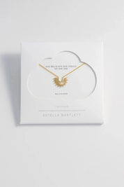 Half Sunburst Necklace-Gold