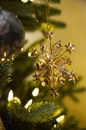Hanging Jewelled Snowflake Ornament