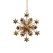 Hanging Jewelled Snowflake Ornament