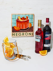 Happy Hour Negroni Tile