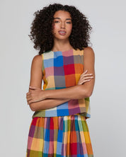 Hara Top- Kingston Check