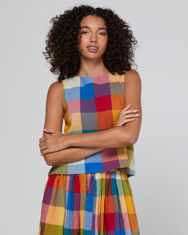 Hara Top- Kingston Check