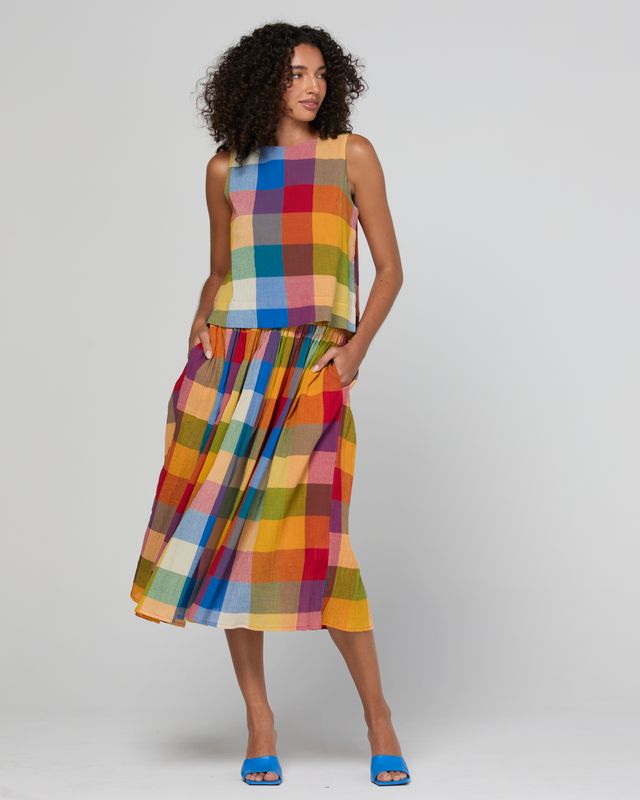 Hara Top- Kingston Check