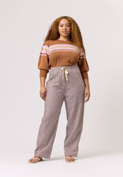 Harriet Pant- Ochre Stripe