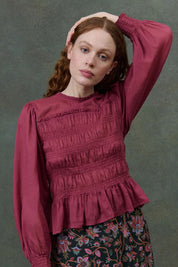 Louise Misha Haydee Top in Grape