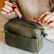 Dusky Robin Head in the Clouds Bag in Olive