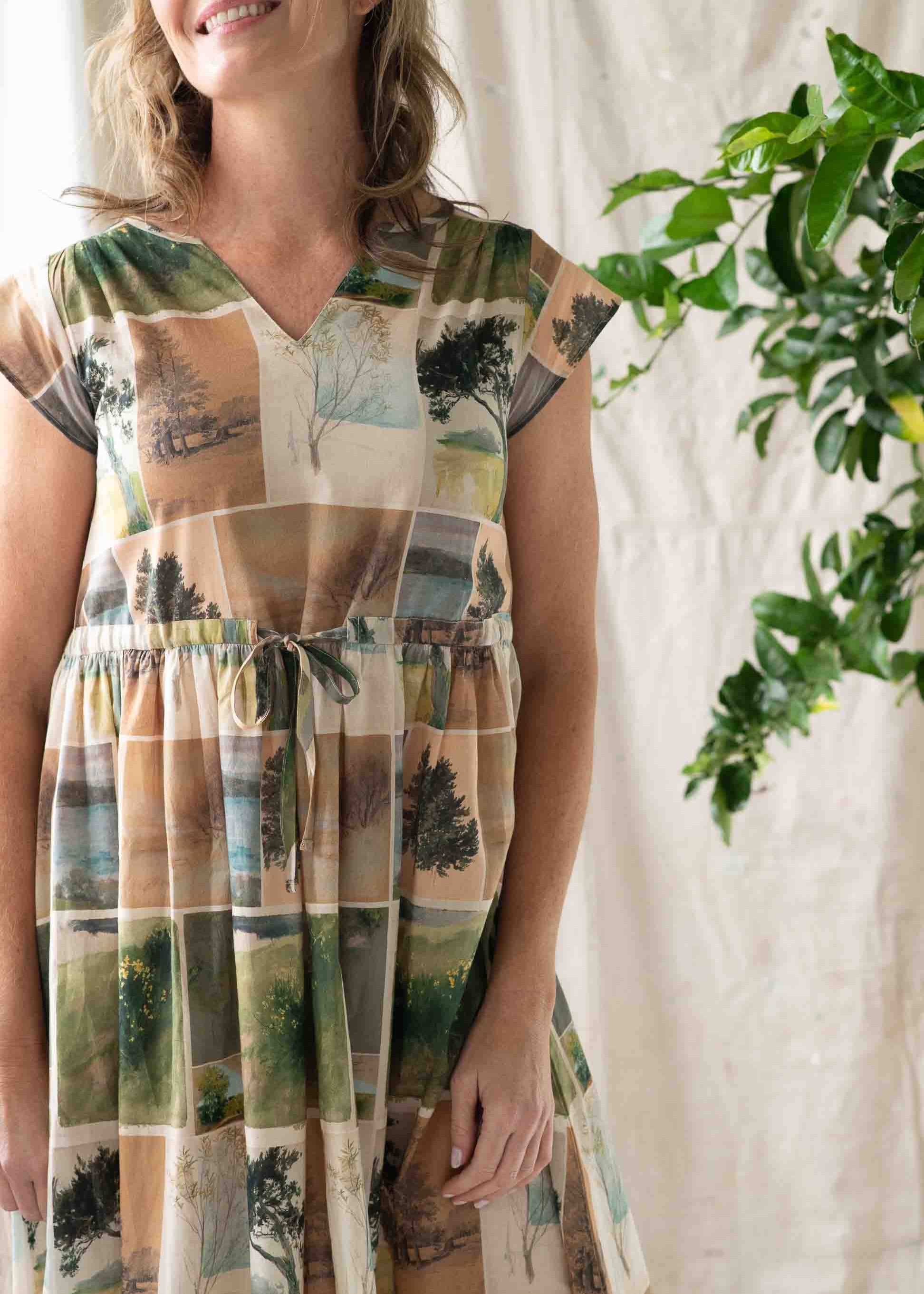 Lazybones Heidi Nature Studies Cotton Dress