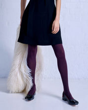 Herringbone Merino Wool Tights