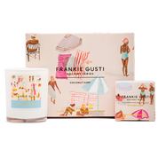 Frankie Gusti Holiday Series Candle and Steamer Duo Coconut Surf