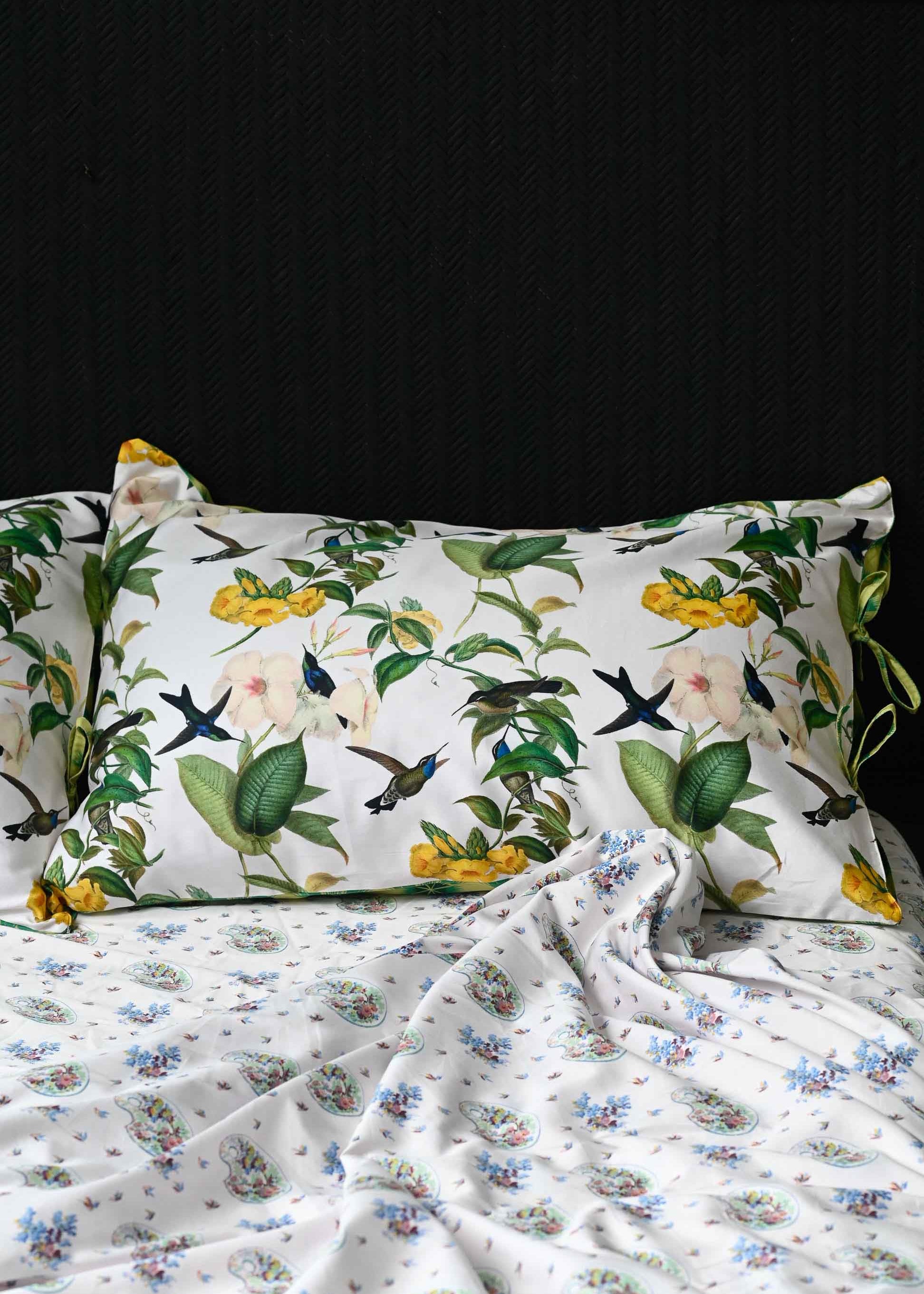 Lazybones Hummingbird Pillowcase Set of 2