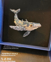 Humpback Whale Brooch