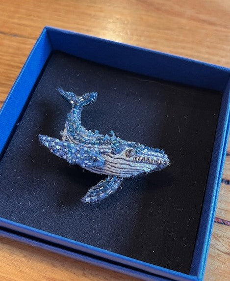 Humpback Whale Brooch