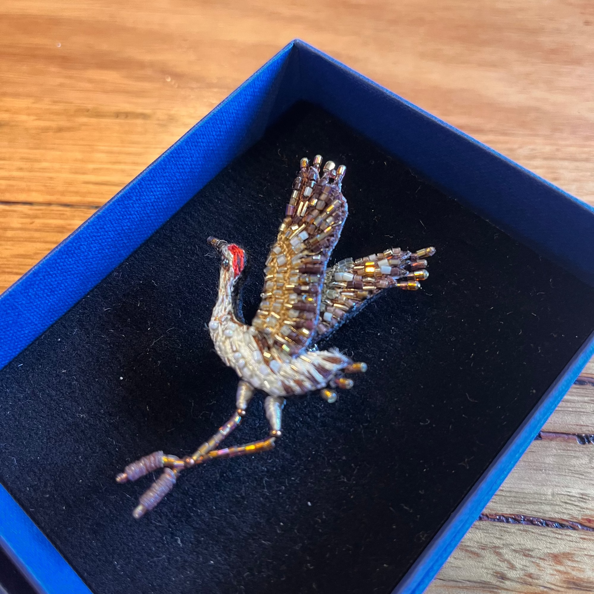 Whooping Crane Brooch