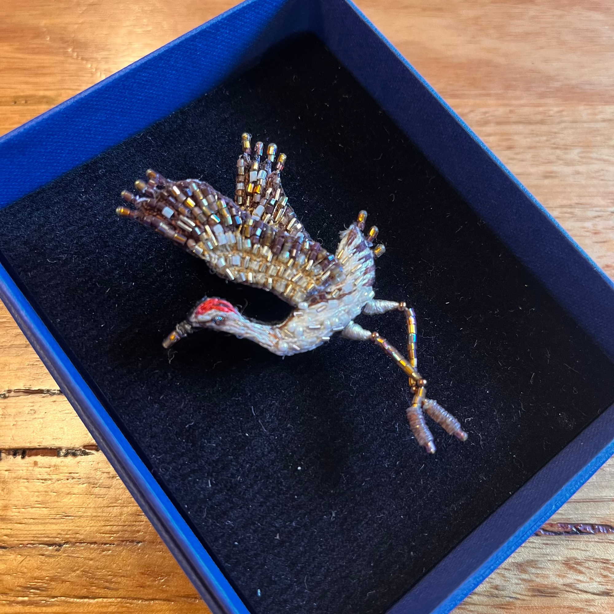 Whooping Crane Brooch