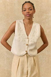 Ibinka Top- Cream