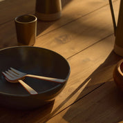 Alder Enamel Salad Servers