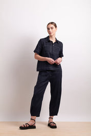 In Contrast Pant- Indigo