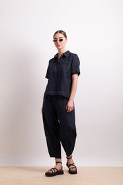 In Contrast Pant- Indigo