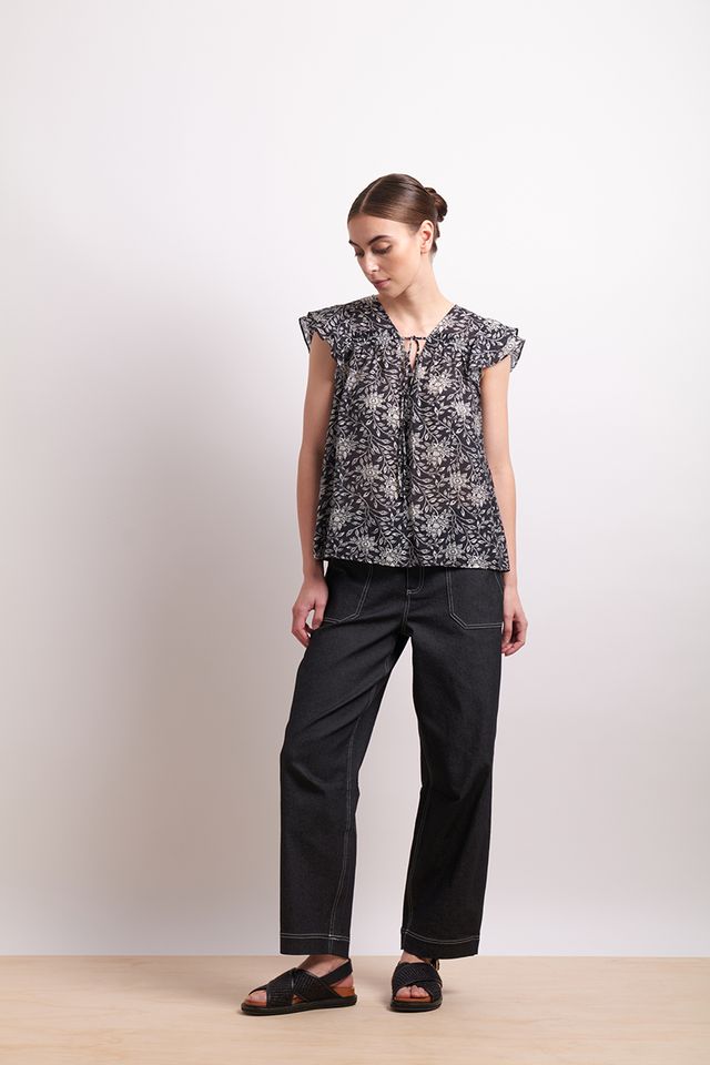 In Print Top- Khol
