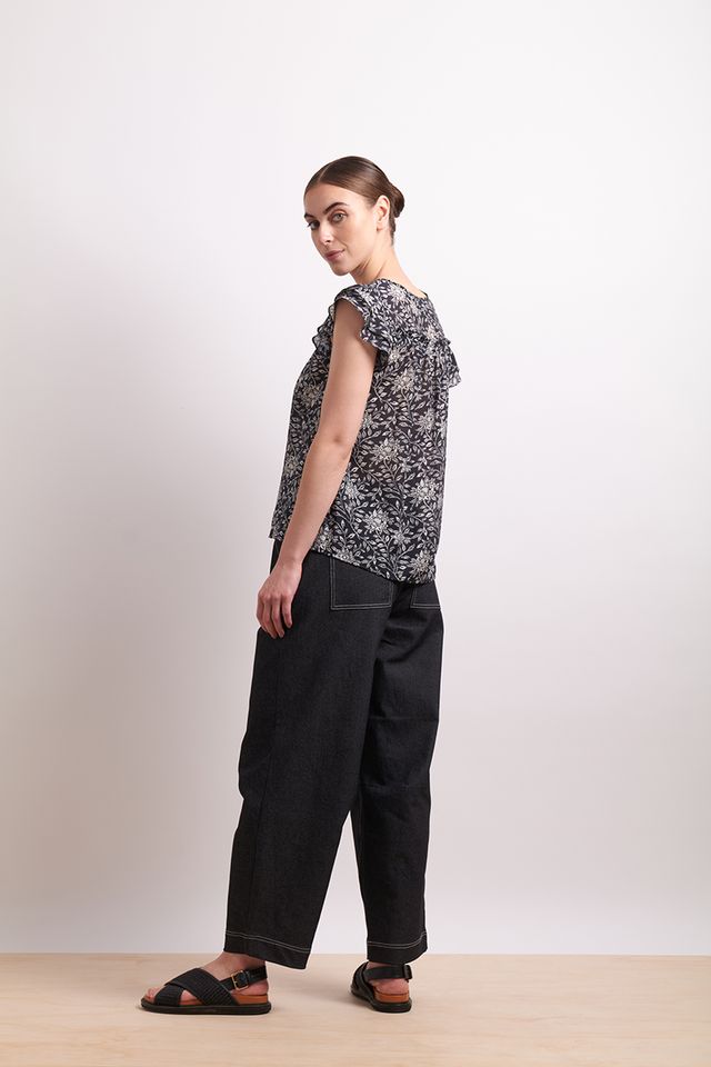 In Print Top- Khol